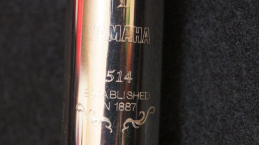 ヤマハフルートの機種・モデル名の刻印